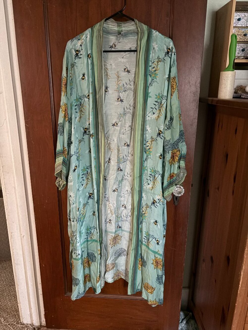 Bumblebee Sunflower Kimono - Size 3X